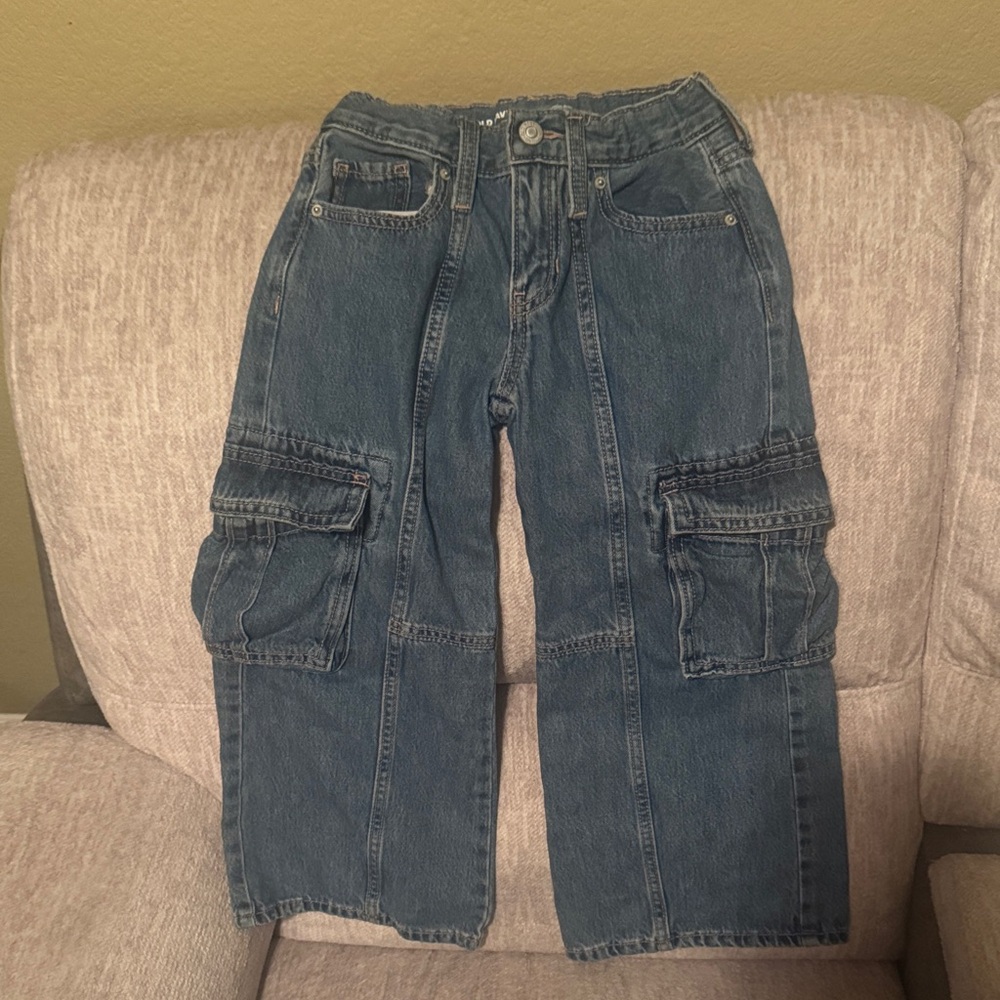 Old Navy Kids Blue Cargo Jeans